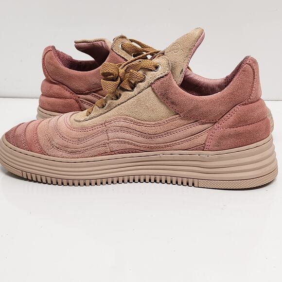 Filling Pieces Handmade in Portugal Low Tops Pink Suede Shoes Size EU 36 Unisex - Picture 8 of 16
